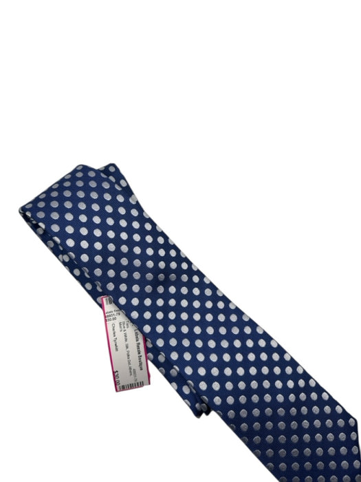 Charles Tyrwhitt Blue & White Silk Polka Dot Men's Ties Blue & White