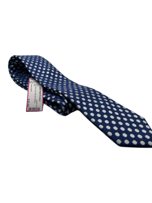 Charles Tyrwhitt Blue & White Silk Polka Dot Men's Ties Blue & White