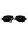 Ray Ban Silver & Black Metal Rectangles Men's Sunglasses Silver & Black