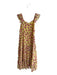 Banjanan Size XS Yellow & Pink Cotton V Neck Flutter Sleeve Floral Print Dress Yellow & Pink / XS