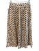 Mango Size S Beige No Fabric Tag Side Zip Polka Dot Mid Rise Maxi Skirt Beige / S