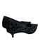 Zara Shoe Size 36 Black Mesh Kitten Heel Pointed Toe Animal Print Textured Shoes Black / 36
