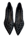 Zara Shoe Size 36 Black Mesh Kitten Heel Pointed Toe Animal Print Textured Shoes Black / 36