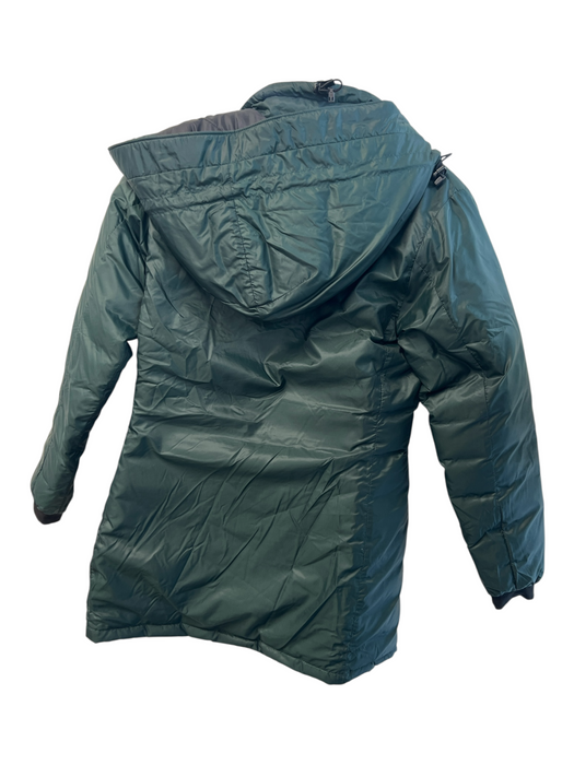 Canada Goose Size XS Green Polyester Down Puffer Hood Front Zip Jacket Green / XS