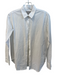 Everlane Size 00 White Cotton Slight Stripes Long Sleeve Button Down Top White / 00