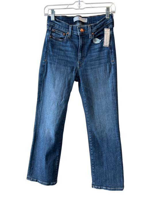 AYR Size 28 Med Light Wash Cotton Blend 5 Pocket Zip Fly High Waist Jeans Med Light Wash / 28