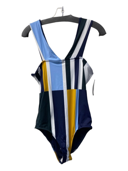 Mei L'ange Size Large Navy, white & green Navy, White & Gold 1 piece Swimsuit Navy, white & green / Large