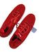 Nobull Shoe Size 9 Red Canvas Perforated Lace Up Athletic Sneakers Red / 9