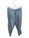 Free People Size L Light Wash Tencel Drawstring Balloon Leg Chambray Pants Light Wash / L