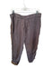 Johnny Was Workshop Size XL Gray & Tan Lycocell Elastic Waist Pants Gray & Tan / XL