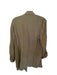 Free People Size XL Olive Green Linen Blend Drawstring Waist Button Close Jacket Olive Green / XL