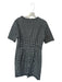 Banana Republic Size 10 Black & White Cotton Blend Long Sleeve Checkered Dress Black & White / 10