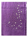 Janavi Purple Cashmere Blend Beaded Fray Detail scarf Purple / One Size
