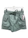 Jonathan Simkhai Size S Lichen Green Polyurethane Drawstring Waist Shorts Lichen Green / S