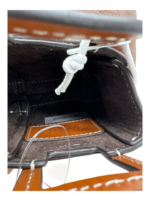 Staud Tan Brown Leather Bag Tan Brown / One Size