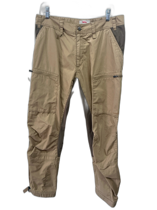 Fjall Size 37 Tan Synthetic Solid Athletic Khakis Men's Pants Tan / 37