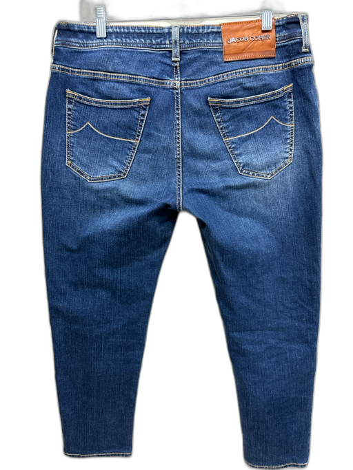 Jacob Cohen Size 36 medium dark wash Cotton Solid Jean Men's Pants medium dark wash / 36