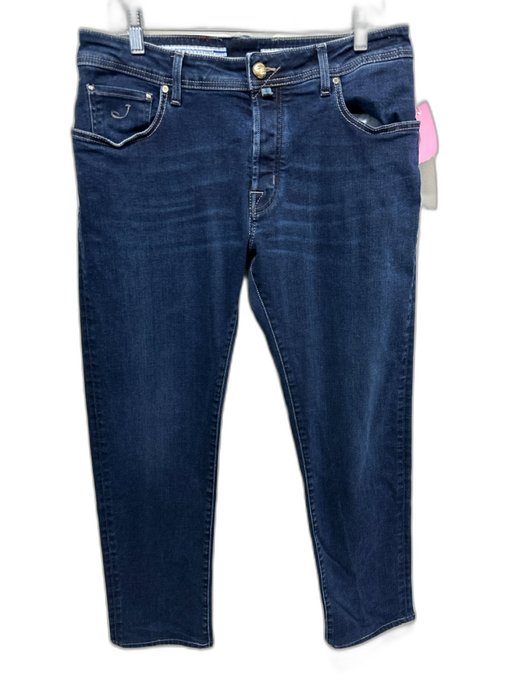 Jacob Cohen Size 36 medium dark wash Cotton Solid Jean Men's Pants medium dark wash / 36