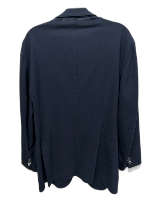 Boglioli Navy Wool Solid 3 button Men's Suit Navy / 54