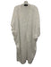 Abbey Glass Size M White Polyester 1/2 Sleeve V Neck Stringy Fringe Kaftan Dress White / M