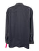 Zegna Size XL Blue Cotton Solid Button Up Men's Long Sleeve Shirt Blue / XL