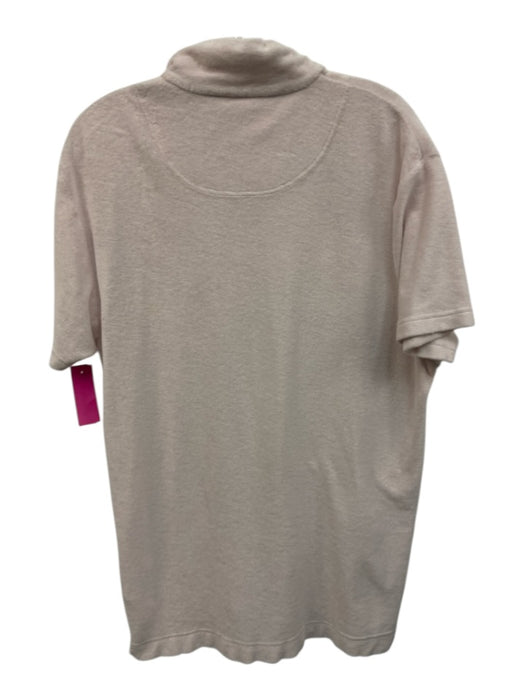Orlebar Brown Size XXL Pink Terry Solid Polo Men's Short Sleeve Pink / XXL