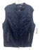 Peter Millar Size L Navy Synthetic Puffer Zip UP Vest Men's Jacket Navy / L