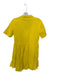 Dress Size XS Yellow Cotton V Neck Collar Short Sleeve Mini Dress Yellow / XS