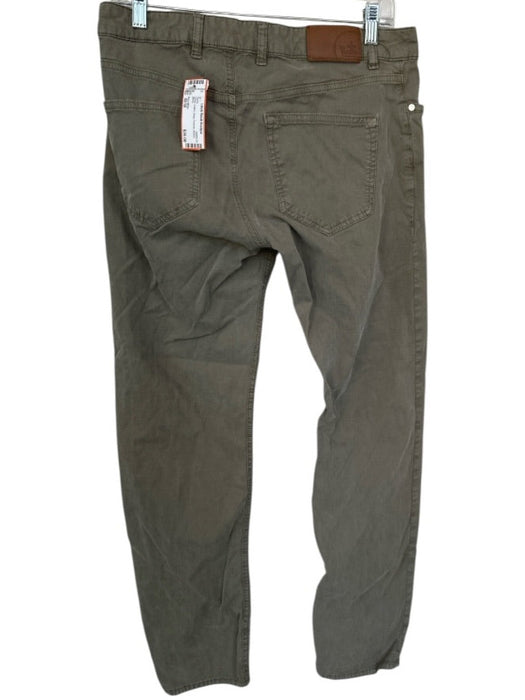 Peter Millar Size 32/32 Green Cotton Strap Pockets Men's Pants Green / 32/32