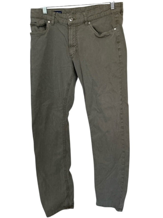 Peter Millar Size 32/32 Green Cotton Strap Pockets Men's Pants Green / 32/32