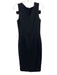 Betsey & Adam Size 8 Black Polyester Blend Embellished Scoop Neck Dress Black / 8