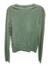 J. Crew Size M Mint Green Cashmere Knit Button Front Ribbed Hem Cardigan Sweater Mint Green / M