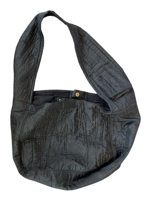We The Free Black Polyester Quilted Cross Body Bag Black