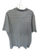 Polo Ralph Lauren Size XL Gray & Navy Print Cotton Striped Men's Polo Gray & Navy Print / XL