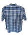 Vineyard vines Size M Blue & Navy Cotton Plaid Button Down Men's Shirt Blue & Navy / M