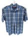 Vineyard vines Size M Blue & Navy Cotton Plaid Button Down Men's Shirt Blue & Navy / M