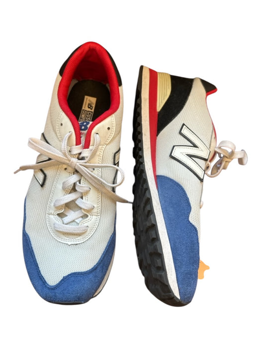 New Balance Shoe Size 11 Red & White & Blue Canvas Colorblock Tie Bow Sneakers Red & White & Blue / 11