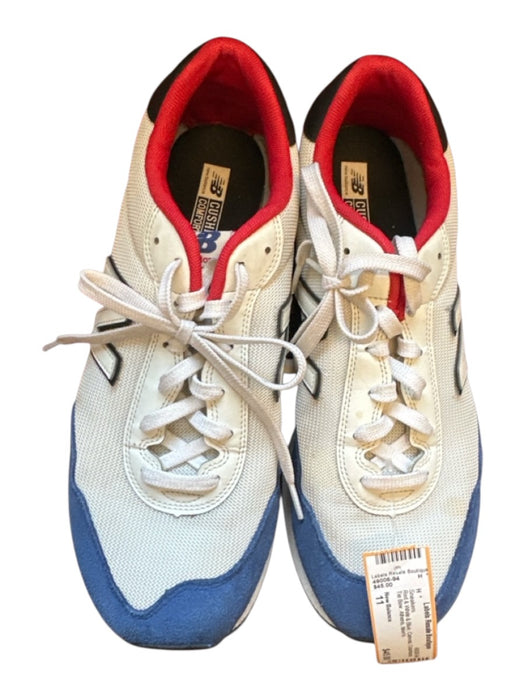 New Balance Shoe Size 11 Red & White & Blue Canvas Colorblock Tie Bow Sneakers Red & White & Blue / 11
