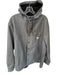 Carhartt Size XL Grey Polyester Hood Button closure Drawstring Men's Jacket Grey / XL