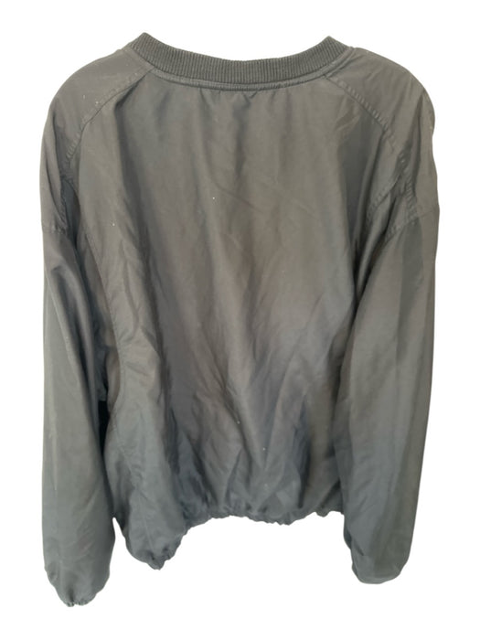 Antigua Black Polyester logo Cinched Men's Pullover Black / XXL