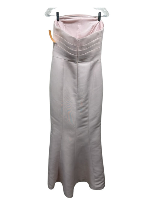 Amsale Size 8 Pink Polyester Sleeveless Maxi Gown Pink / 8