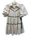 Sofie the Label Size S Cream White & Black Cotton Contrast Trim Dress Cream White & Black / S
