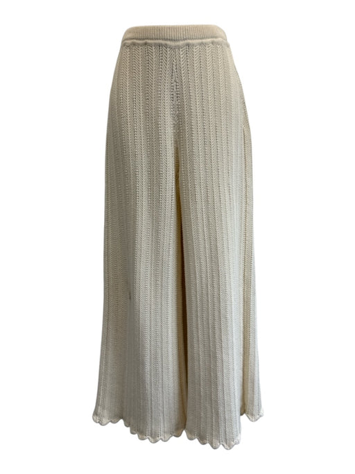 Altuzarra Size XS Cream White Cotton Elastic Waistband Sleeveless Pant Set Cream White / XS