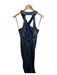 Aqua Size S Navy Sequin Halter Neck Sleeveless Gown Navy / S