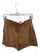 Philanthropy Size S Camel Vegan Leather Drawstring Shorts Camel / S