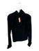 Paige Size Est S/M Black Wool Blend Turtle Neck Keyhole Front Sweater Black / Est S/M