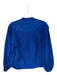 Essentiel Antwerp Size 4 Cobalt Polyester Long Balloon Sleeve Button Down Top Cobalt / 4