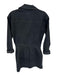 GRLFRND Size S Black Cotton Blend Long Sleeve Snap buttons Collar Denim Dress Black / S