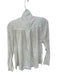 Overlover Size XS Ivory Viscose Blend Dots neck tie Long Sleeve Top Ivory / XS