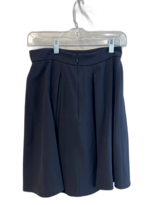 Alexander McQueen Size 40 Black Silk Blend Lined slit pockets Back Zip Skirt Black / 40